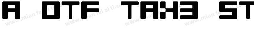 A OTF Take Std bold字体转换